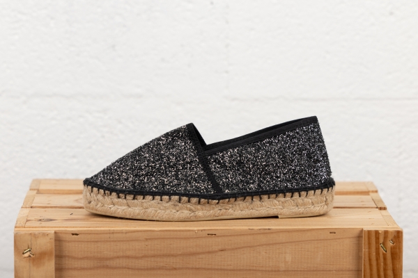 ESPADRILLE DOUBLE SEMELLE - NOIRE